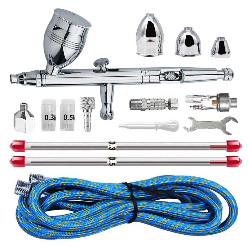 AB-183K Royalmax Gravity Dual-Action Airbrush Kit