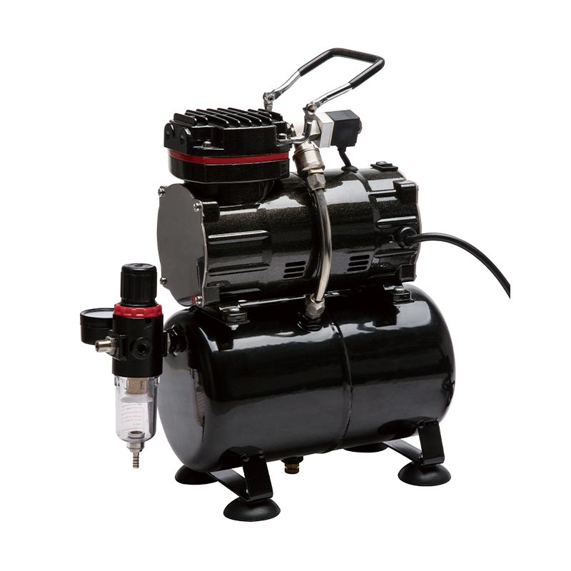 TC-88T Royalmax Single Cylinder Airbrush Compressor with Air Tank