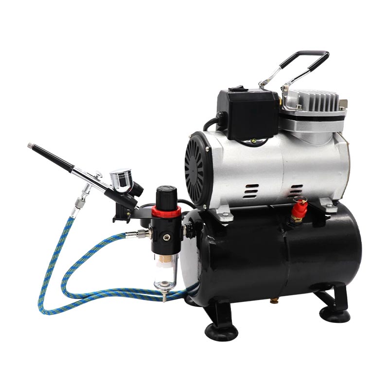 TC-18FTK Royalmax Cake Decorating Airbrush Compressor Kit with Fan with Tank