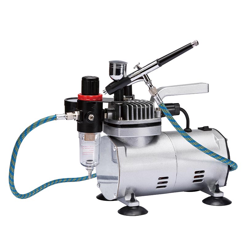 TC-22BK Royalmax Piston Airbrush Compressor Kit