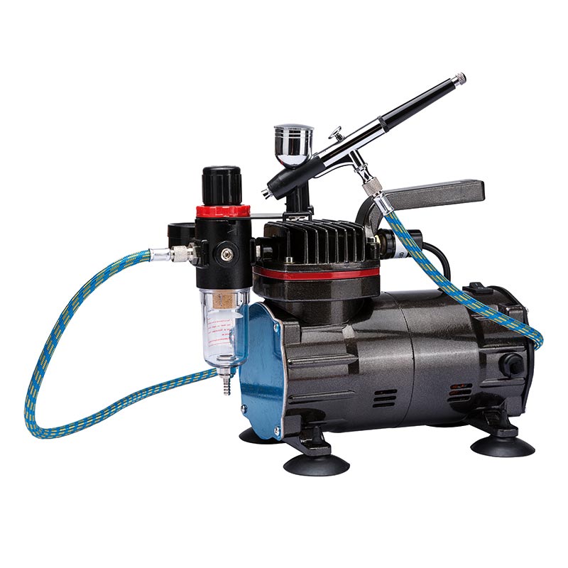 TC-822K Royalmax Piston Airbrush Compressor Kit