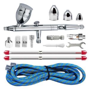 AB-183K Royalmax Gravity Dual-Action Airbrush Kit