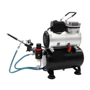 TC-18FTK Royalmax Hobby  Craft Airbrush Compressor Kit with Fan with Tank
